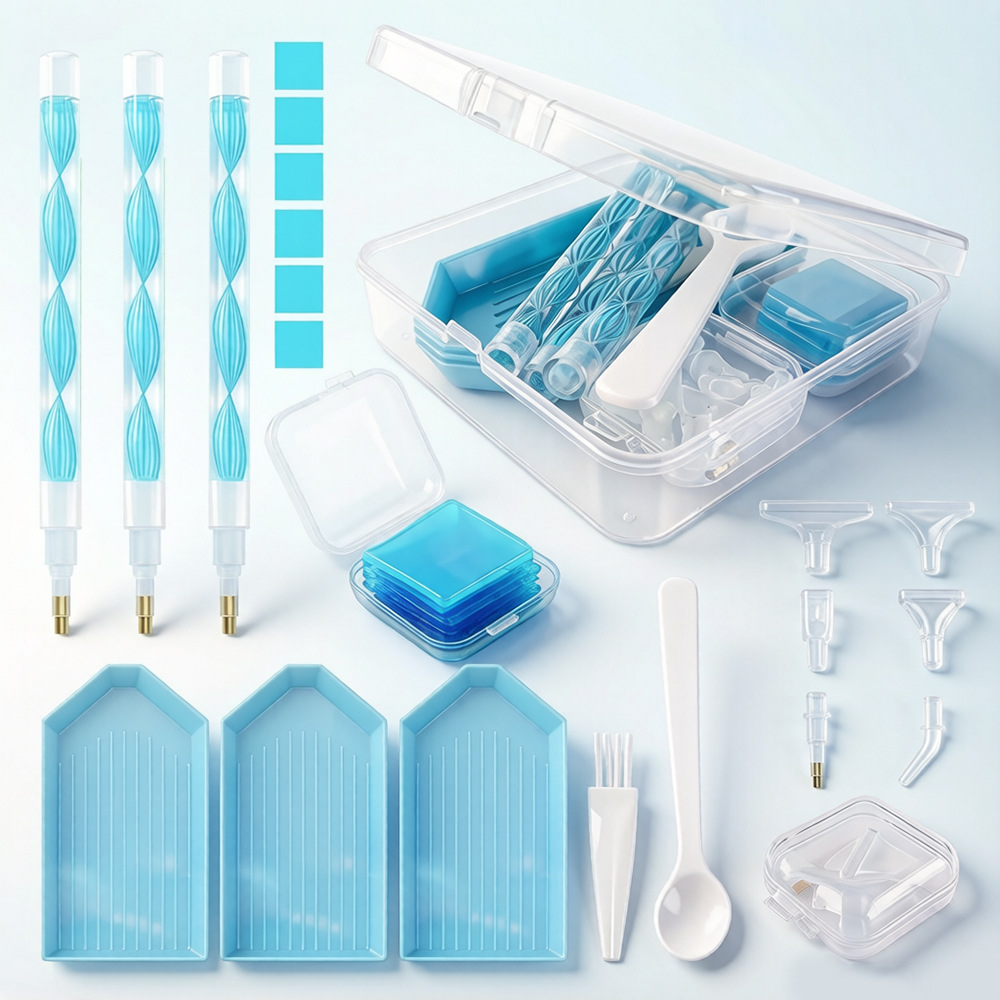 DIY Diamond Painting Tool Kit  - Embroidery Kit Set 评论和价格
