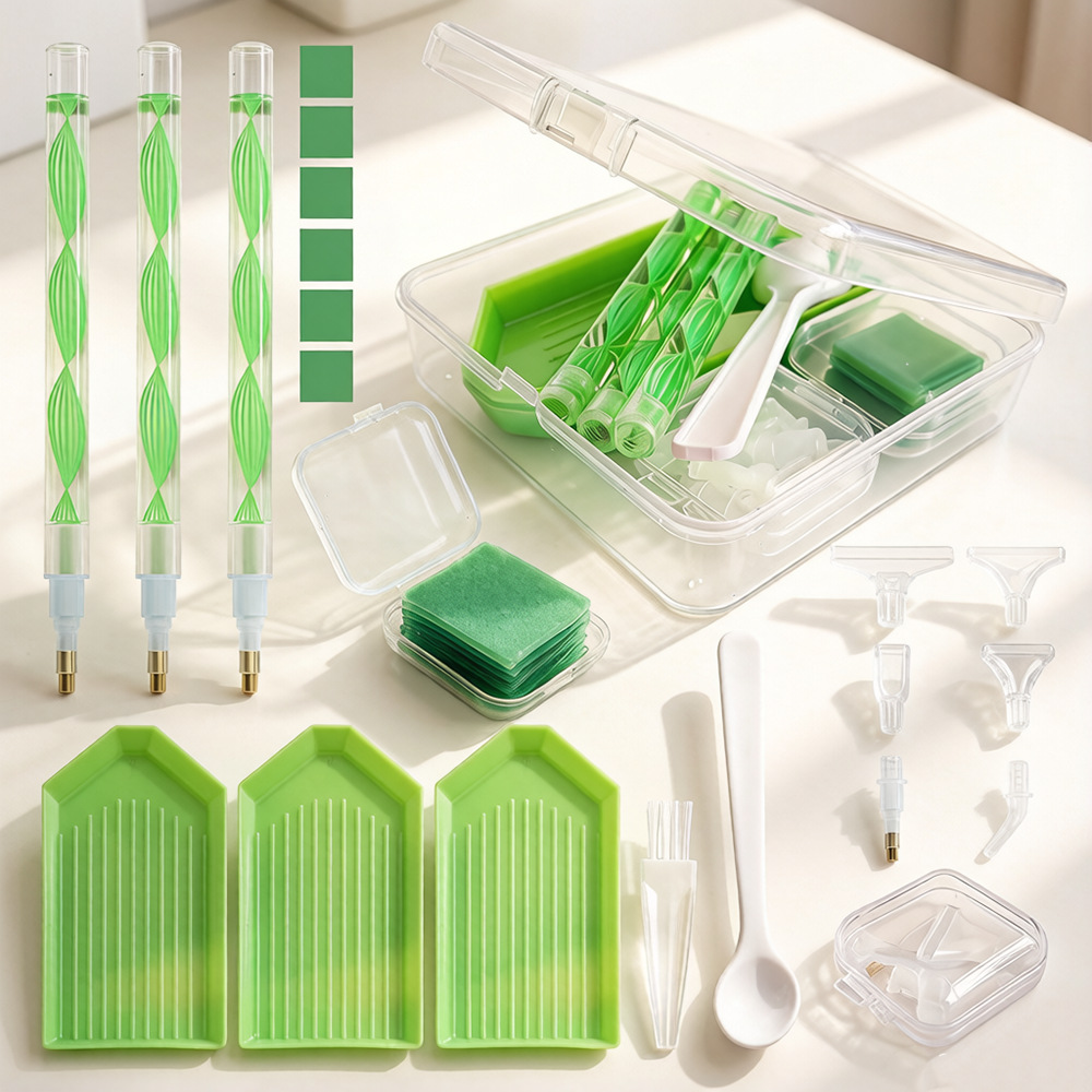 DIY Diamond Painting Tool Kit  - Embroidery Kit Set 评论和价格