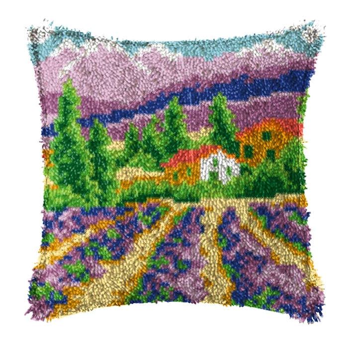 Latch Hook Outdoor Series Cush - Printed Embroidery Kit 评论和价格