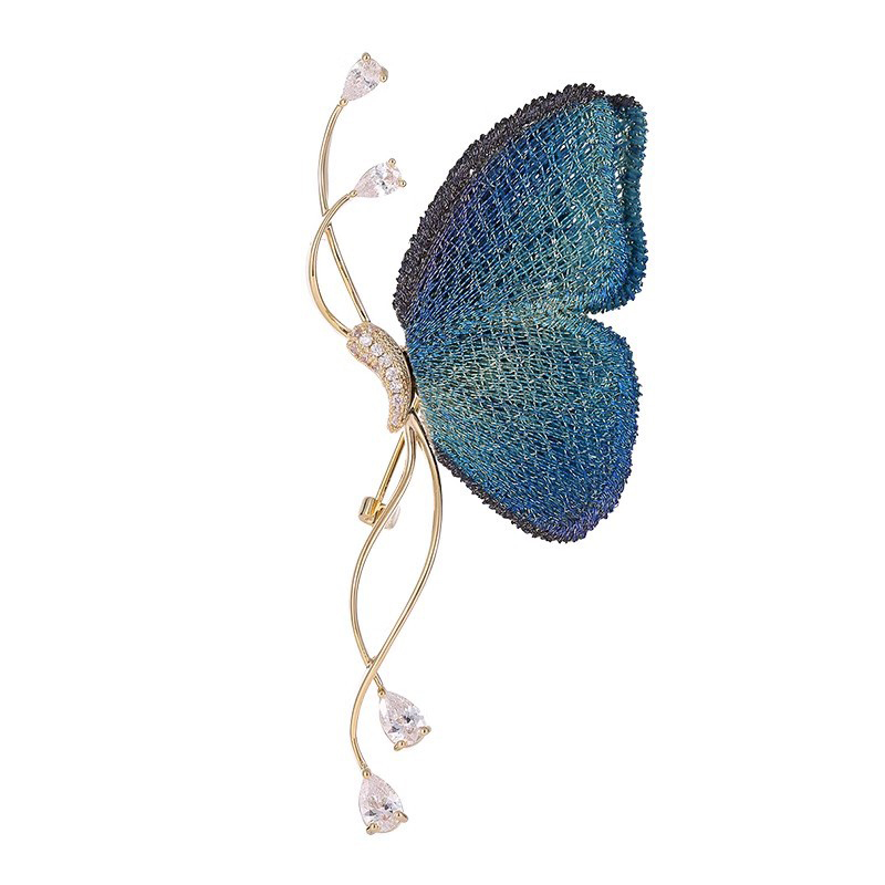 High-End Blue Initial Butterfl - Embroidery Initials Designs 评论和价格