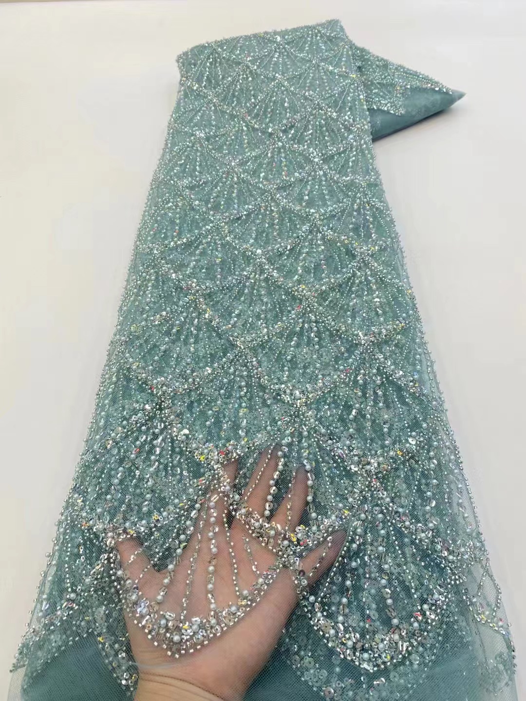 African Tulle Lace Fabric 2026 - Embroidery Net Dress 评论和价格