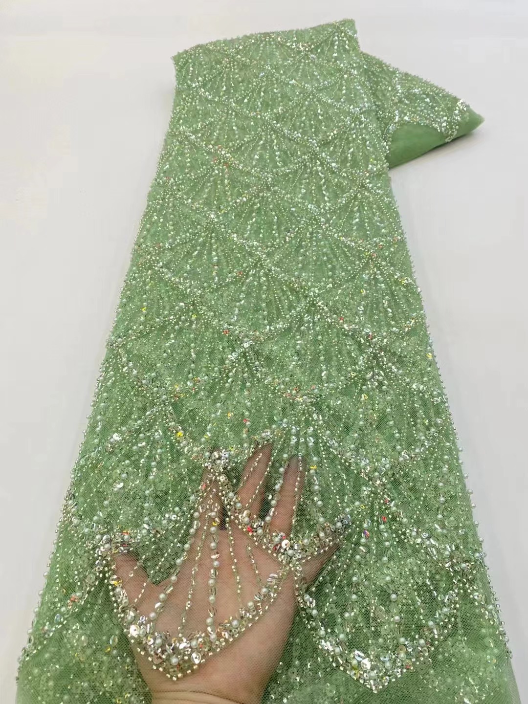 African Tulle Lace Fabric 2026 - Embroidery Net Dress 评论和价格