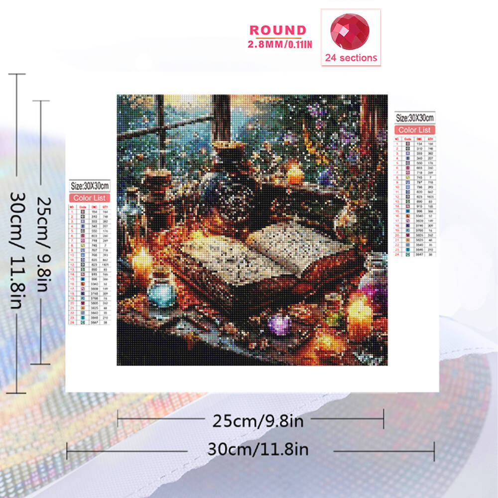Evershine DIY Full Square Roun - Embroidery Guide Book 评论和价格