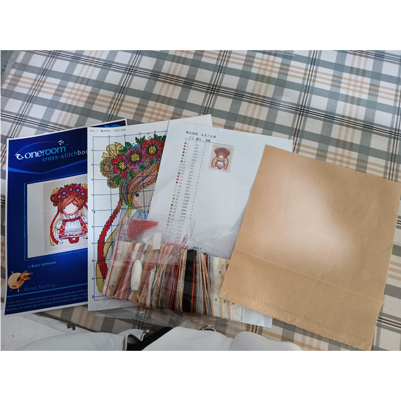 Cross Stitch Kits Cross Stitch - Embroidery Rose Stitch 评论和价格