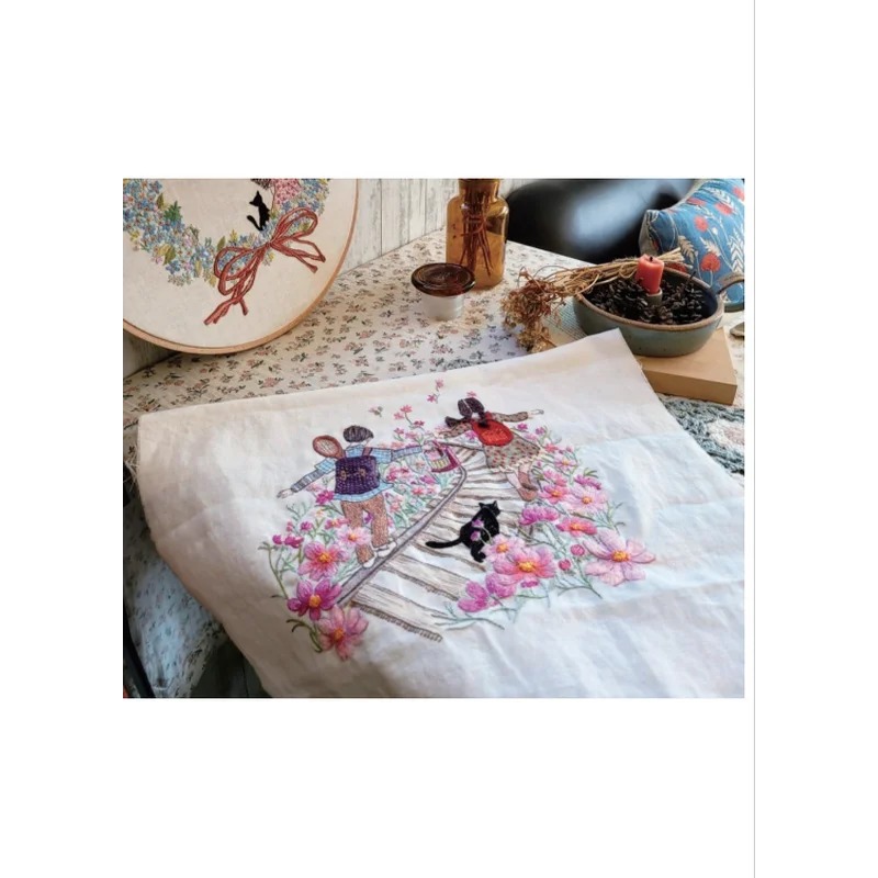 Coloring Embroidery Illustrati - Embroidery Guide Book 评论和价格