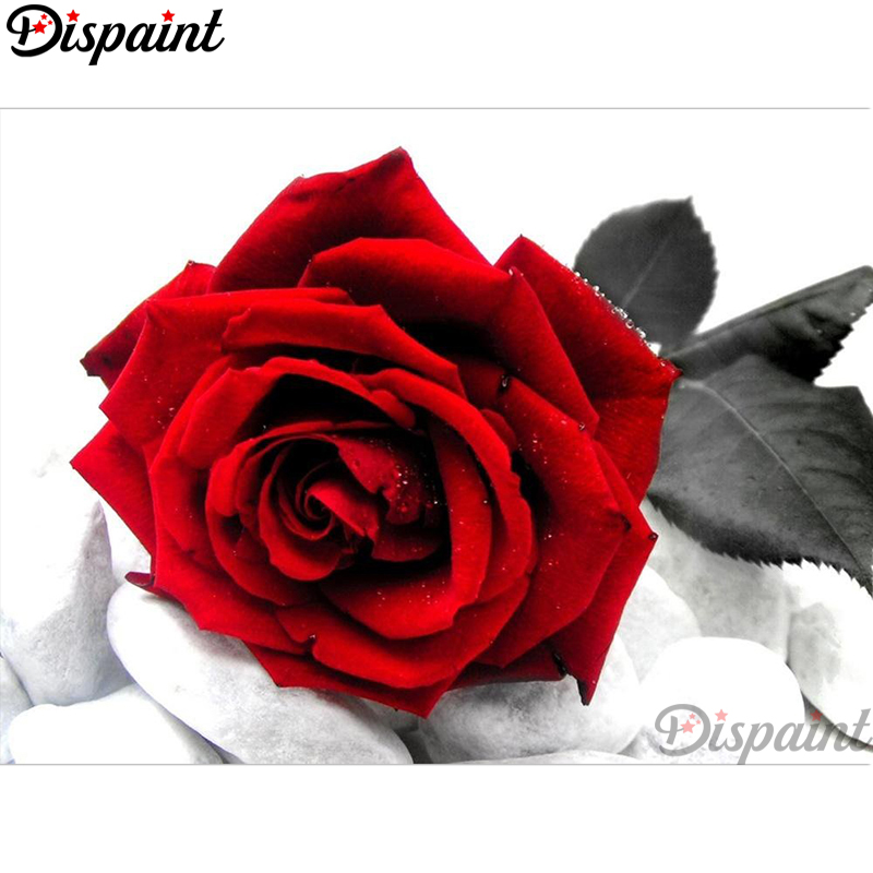 Dispaint Full Square/Round Dri - Embroidery Rose Stitch 评论和价格