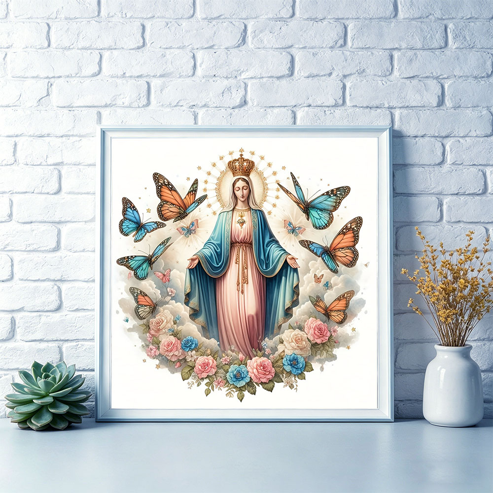 HUACAN Embroidery Kits Virgin  - Embroidery Rose Stitch 评论和价格
