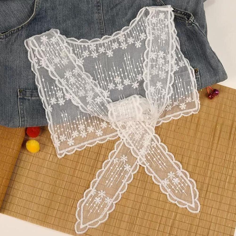 French Lace Shawl Scarf for Wo - Embroidery On Shirt 评论和价格