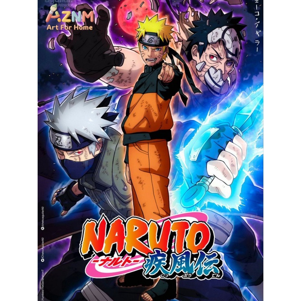 Frameless 1pc Naruto Class Sev - Embroidery Pattern 评论和价格