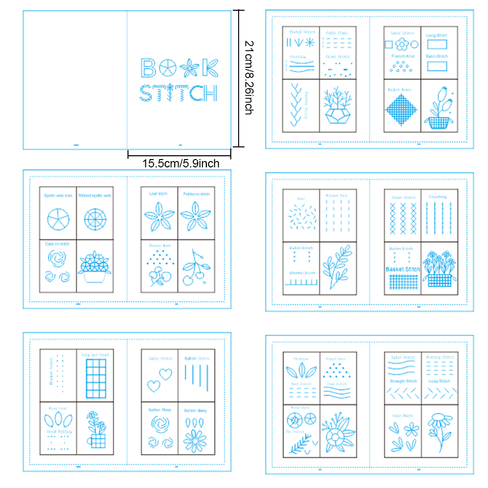 Hand-Embroidery Books Starter  - Embroidery Guide Book 评论和价格