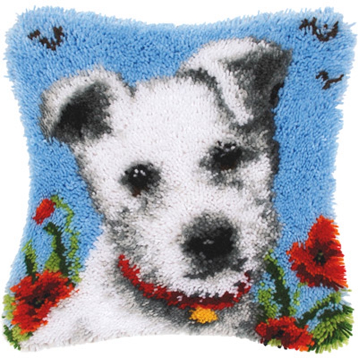 Animal Wolf Pattern Latch Hook - Printed Embroidery Kit 评论和价格