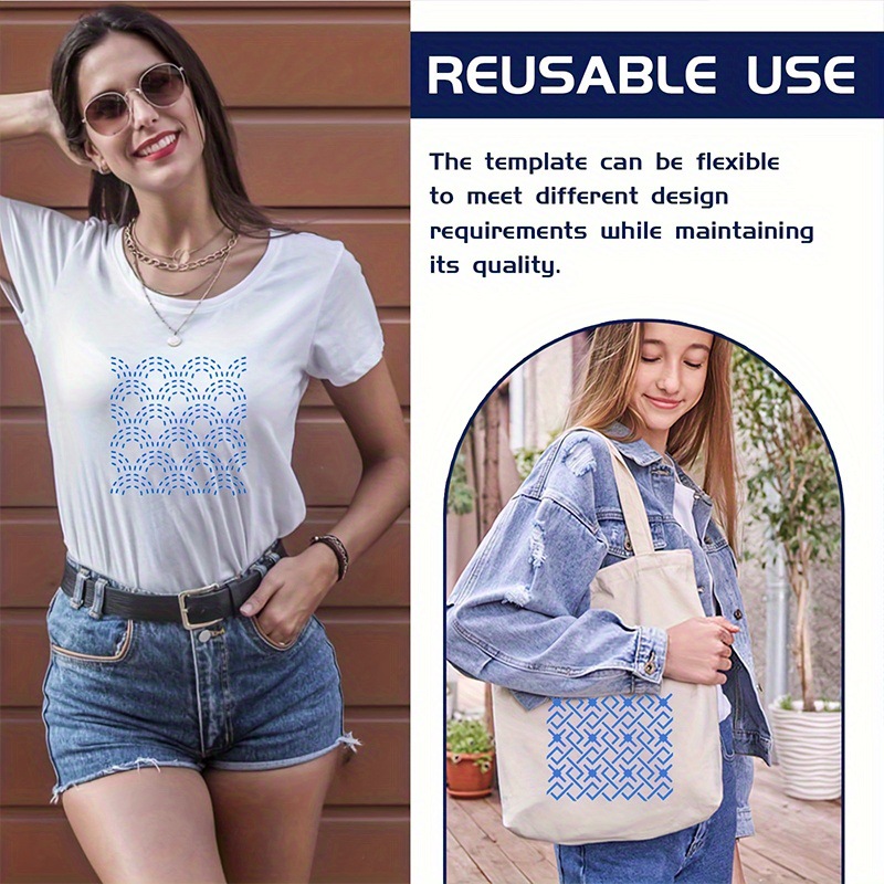 30Pcs Embroidery Templates DIY - Embroidery Pattern 评论和价格