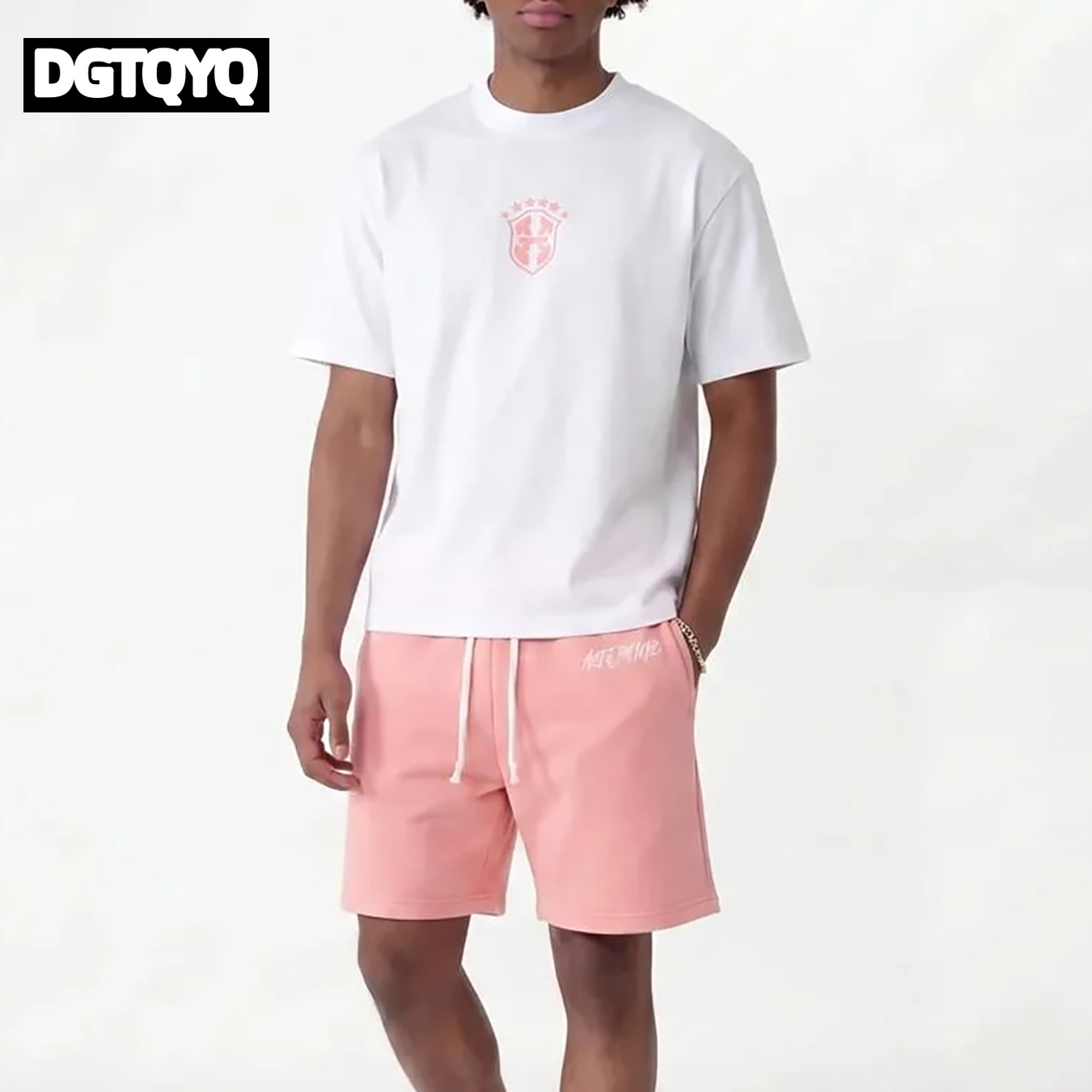 Man's Summer New Pink Embroide - Embroidery On Shirt 评论和价格