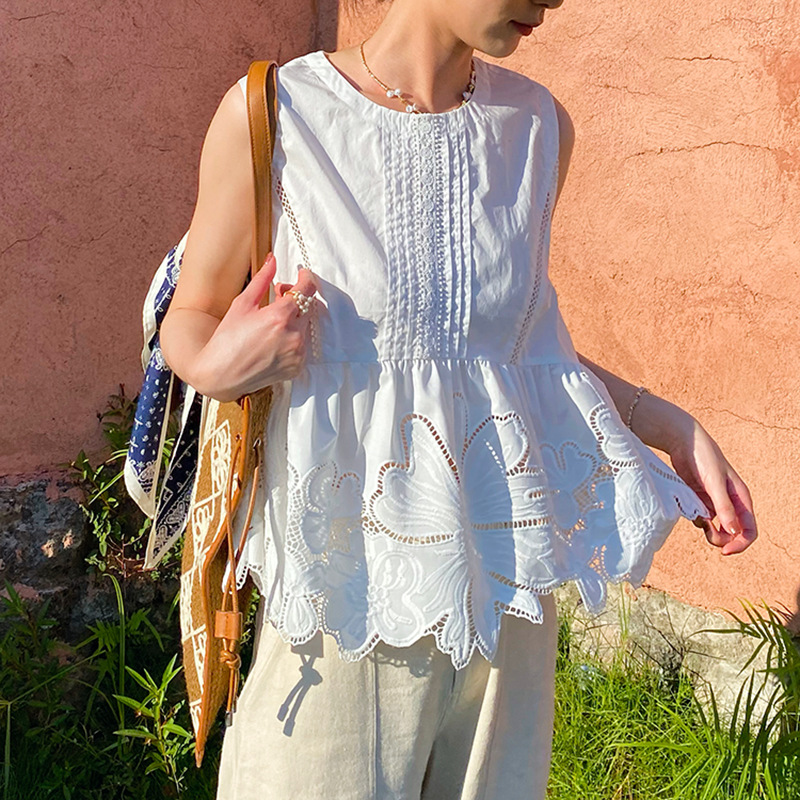 French Style Summer Boho Blous - Embroidery On Shirt 评论和价格