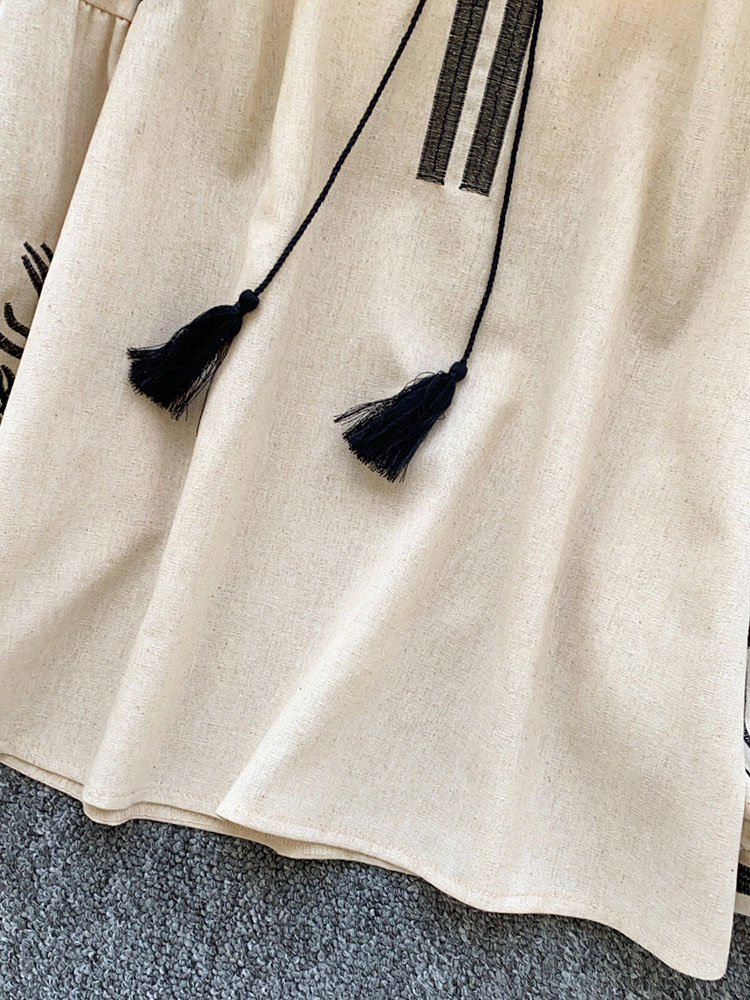 Women Bohemian-style Blouse Em - Embroidery On Shirt 评论和价格