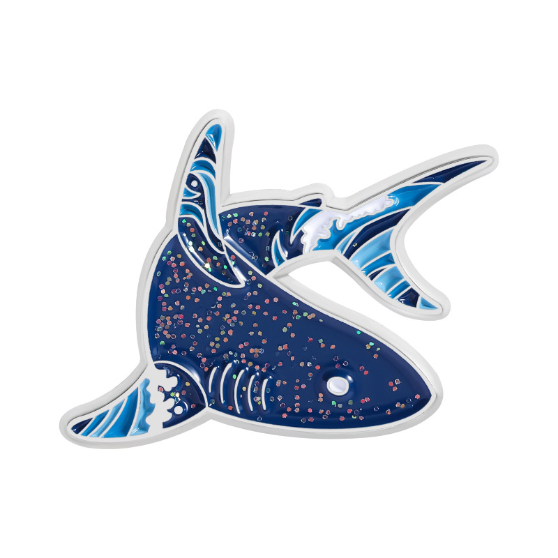Cartoon marine creatures Ename - Embroidery Whale 评论和价格