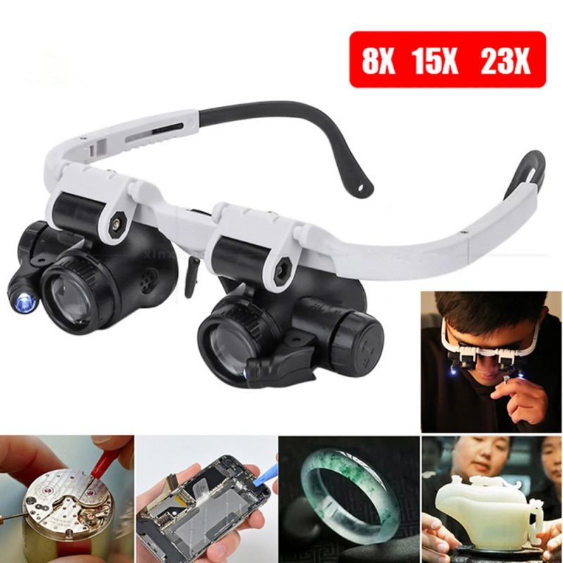 Hands Free LED Headband Magnif - Embroidery Viewer 评论和价格