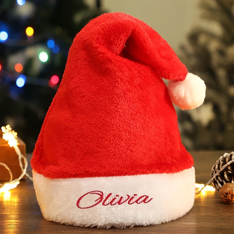 Personalized Christmas Santa H - Embroidery Red 评论和价格