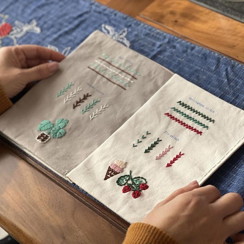 QX2E Handmade Embroidery Stitc - Embroidery Guide Book 评论和价格
