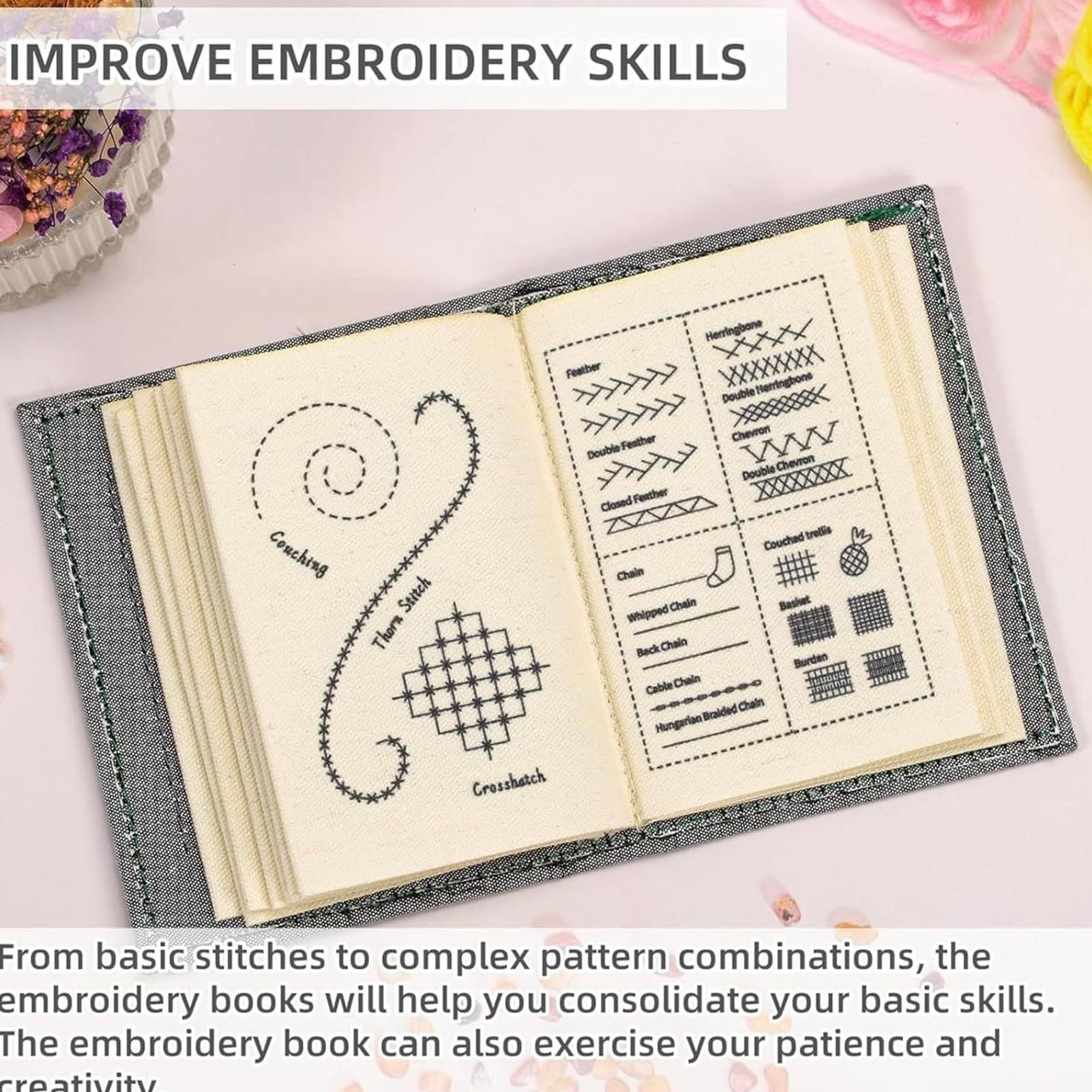 DIY Embroidery Stitches Book H - Embroidery Guide Book 评论和价格