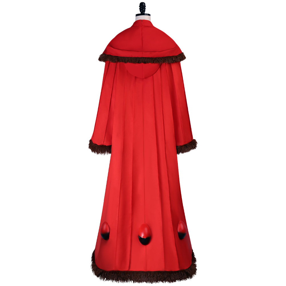 Women Retro Red Embroidery Rob - Embroidery Red 评论和价格